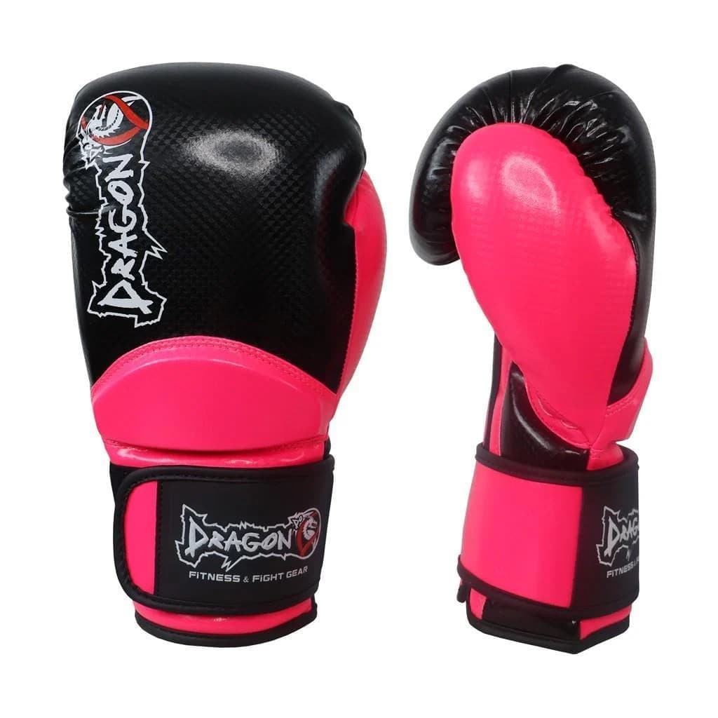 30025-P Pembe Carbon 5 Kick Boxing Eldiveni